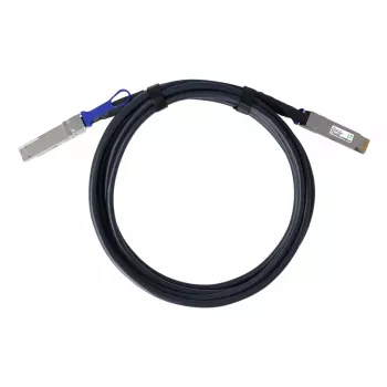 DAC kábel BlueOptics PAN-QSFPDD-DAC-1M-BL QSFP-DD InfiniBand 1 m čierna