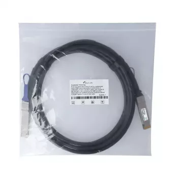 DAC kábel BlueOptics PAN-QSFPDD-DAC-2M-BL QSFP-DD InfiniBand 2 m čierna