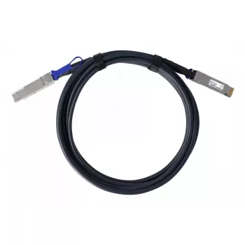 DAC kábel BlueOptics PAN-QSFPDD-DAC-2M-BL QSFP-DD InfiniBand 2 m čierna