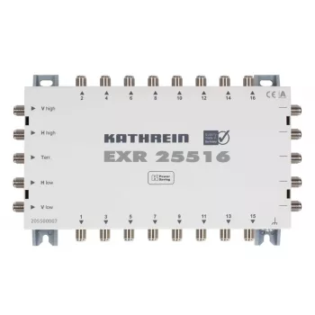 Satelitný multiswitch Kathrein EXR 25516 5 vstupov 16 výstupov
