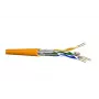 Sieťový kábel Draka Comteq 60011605 Cat7 100m oranžový