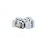 Vodičová spojka RJ45 METZ CONNECT 130906-03-E sivá