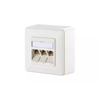 RJ-45 sieťová zásuvka BTR NETCOM 1309130002-E biela