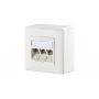 RJ-45 sieťová zásuvka BTR NETCOM 1309130002-E biela