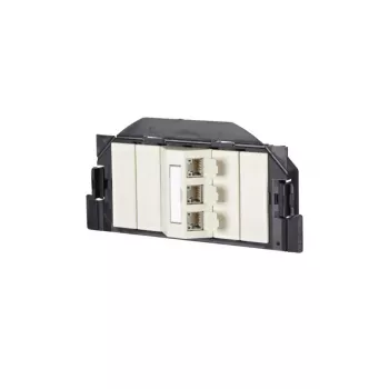 Sieťová zásuvka RJ-45 Metz Connect 1309300301-E sieťový kábel kat. 6a biela