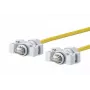 Sieťový kábel METZ CONNECT 141N113K13K50 Cat6 S/FTP 5m žltý