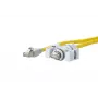 Sieťový kábel METZ CONNECT E-DAT V6 2m Cat6 S/FTP žltý