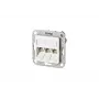 RJ-45 zásuvka BTR NETCOM 130B11D31102-E biela
