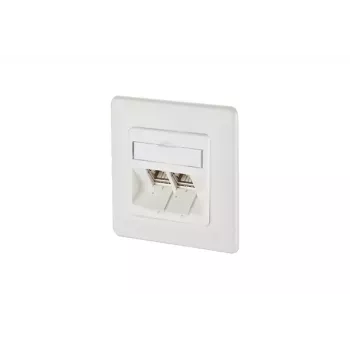 RJ-45 sieťová zásuvka BTR NETCOM 130B12D21002-E biela