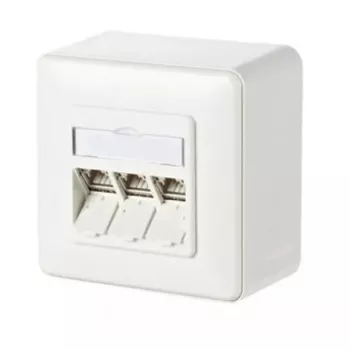 RJ-45 zásuvka METZ CONNECT 130B11D30002-E biela