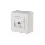 RJ-45 zásuvka BTR NETCOM 130B12D10002-E biela