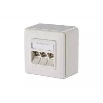 Zásuvka RJ-45 BTR NETCOM 130B12D30002-E biela