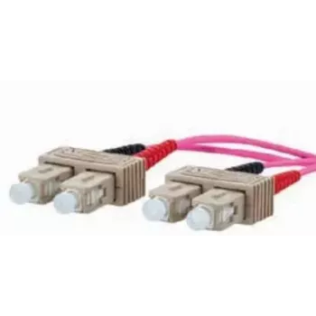 Optický kábel METZ CONNECT 151S1EOEO20E 2x SC OM4 2 m ružový
