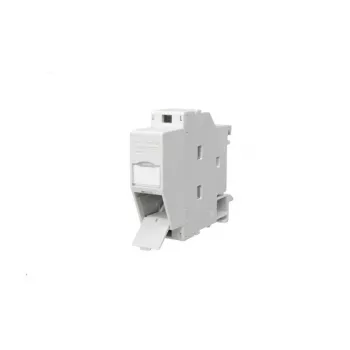 METZ CONNECT 1309428103-E Keystone REGplus IP20 výstup na lištu DIN, svetlosivá, neosadený