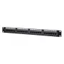 Patch panel MetzConnect 130A08-AP29-E 24-port RJ-45 Cat5e 1U čierny