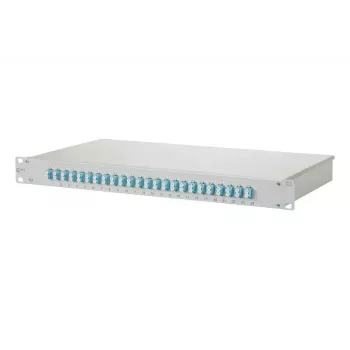 METZ CONNECT 1502557724-E LC optický patch panel 1U, sivý, montáž do racku