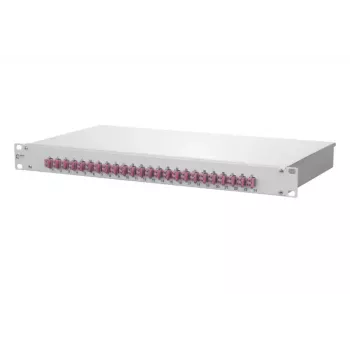 Patch panel METZ CONNECT 1502577524-E LC 1U sivý