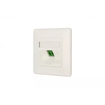 Zásuvka LC-D MetzConnect 1501207K1U-E biela