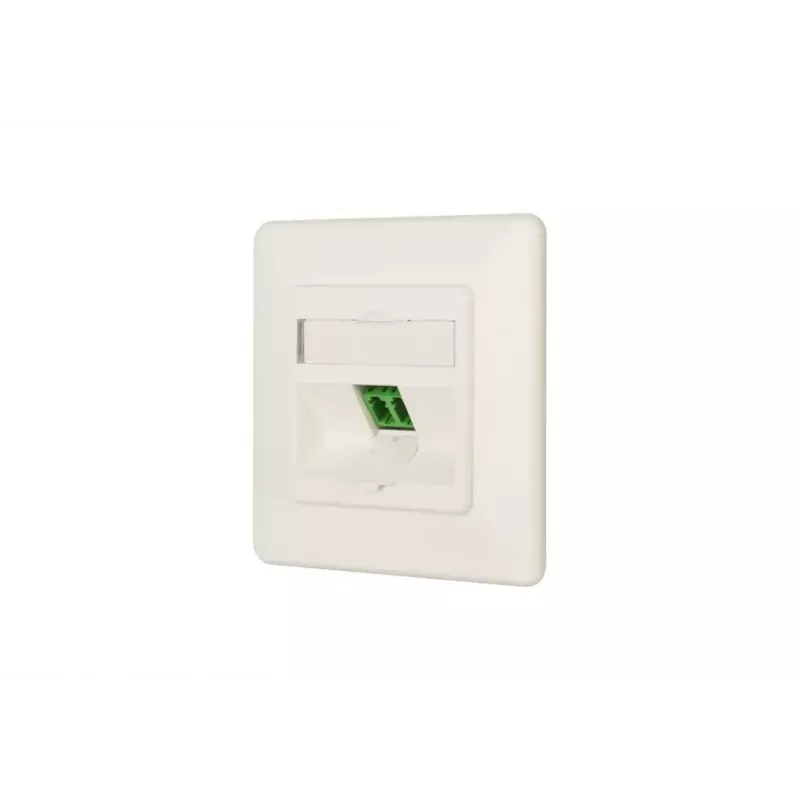 Zásuvka LC-D MetzConnect 1501207K1U-E biela