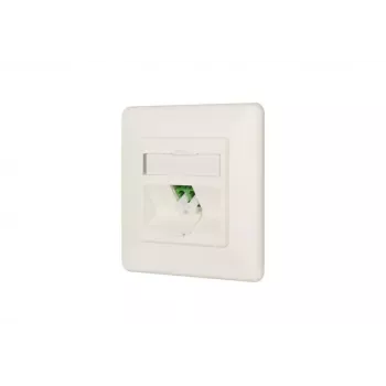 Zásuvka LC-D MetzConnect 1501207K1U-E biela