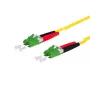 Optický kábel METZ CONNECT 151P1JAJA50E LCD LC/APC OS2 5 m žltý