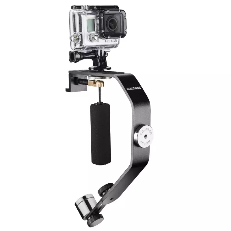 Stativ Mantona 20313 Action Camera 0 nožičiek 0,5 kg čierny strieborný