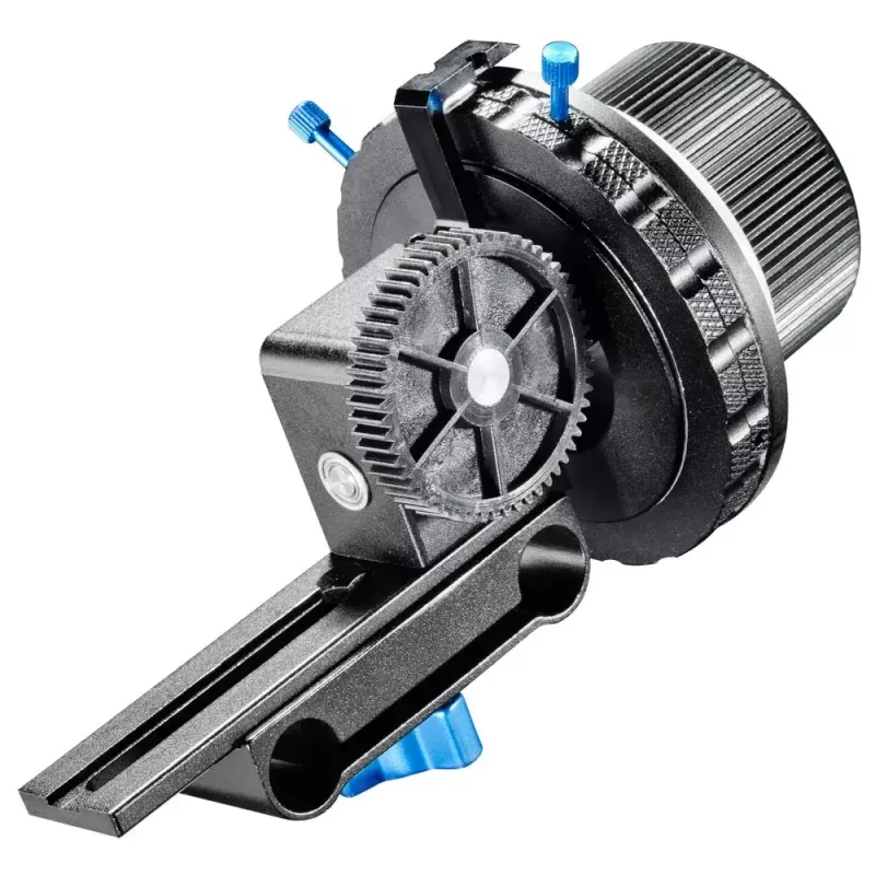 Walimex Follow Focus F3 čierna modrá biela hliník plast 460 g