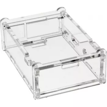 Akrylové puzdro pre Raspberry Pi B+ RB-Case+01 transparentné — ochranné puzdro pre Raspberry Pi B+