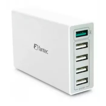 Nabíjačka interiérová Fantec QC3-A51 univerzálna biela AC rýchle nabíjanie