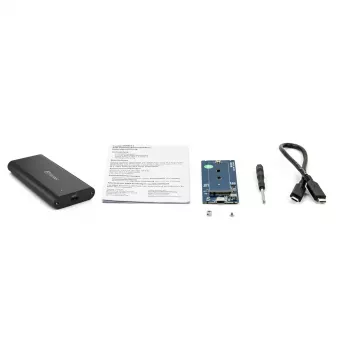 Puzdro na SSD Fantec NVMe31 čierne M.2