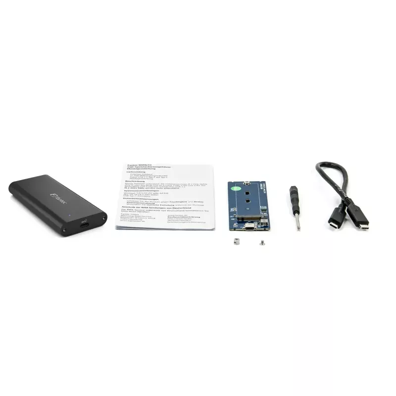 Puzdro na SSD Fantec NVMe31 čierne M.2