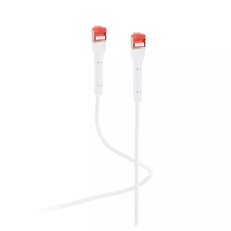 Sieťový kábel Flexline FL31-29006 Cat6a U/FTP (STP) 0,25 m biely RJ-45 na RJ-45