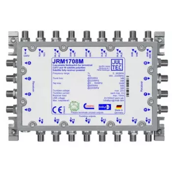 Jultec JRM1708M kaskádový multiswitch so 17 vstupmi a 8 výstupmi