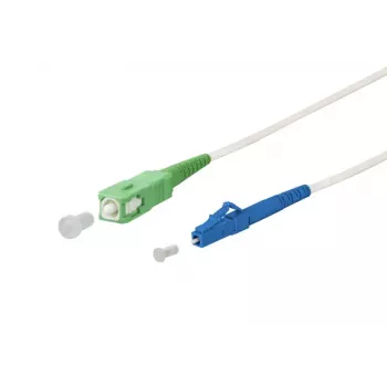 Optický kábel METZ CONNECT 151P7EAJO30E SC LC I-V(ZN) H 3 m biely