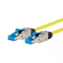 Sieťový kábel METZ CONNECT 13084H1077-E 1 m Cat8.1 S/FTP žltý