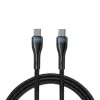Kábel USB-C na USB-C 1 m, 4smarts 540429, čierny, 0,48 Gbit/s