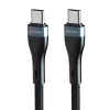 Kábel USB-C na USB-C 1 m, 4smarts 540429, čierny, 0,48 Gbit/s