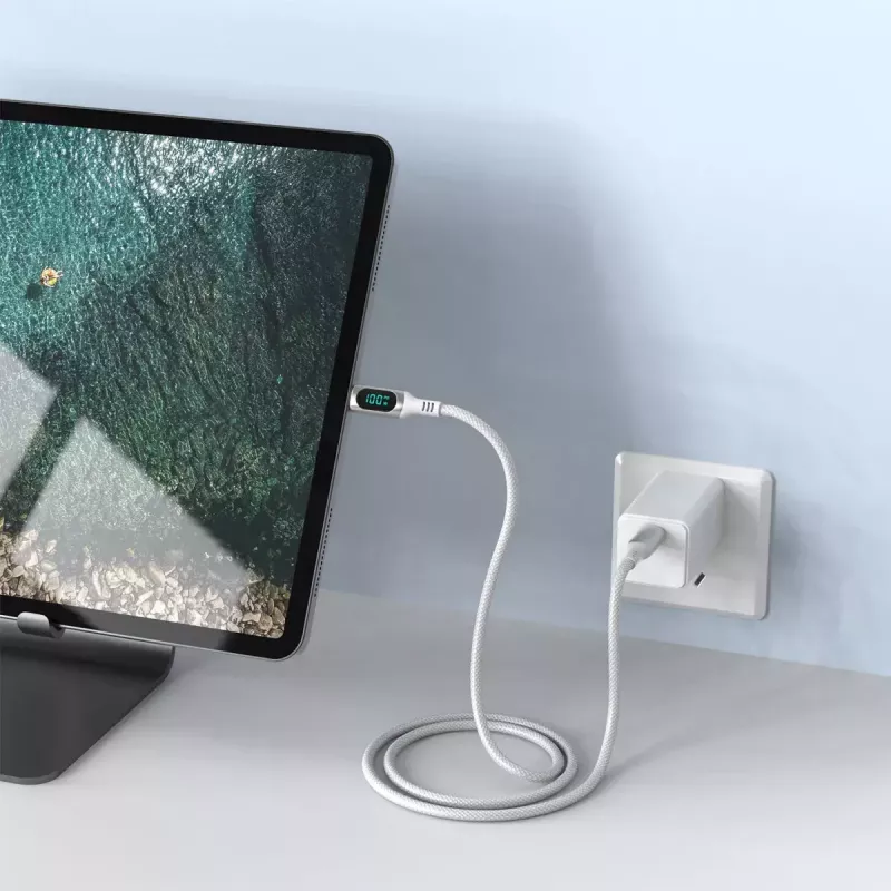 USB kábel 4smarts 540954 3 m USB-C biely USB 2.0 0,48 Gbit/s