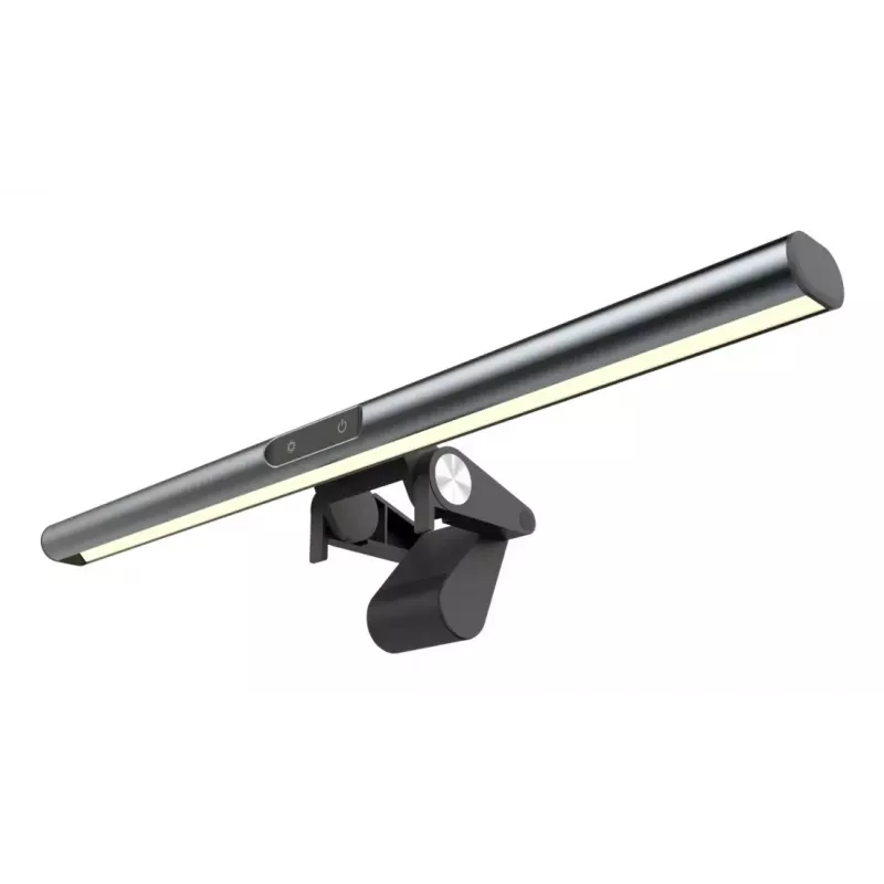 Monitorovacie svetlo 4smarts 541710 — čierna/strieborná, 400 lm, USB 5V, 402×38×91 mm