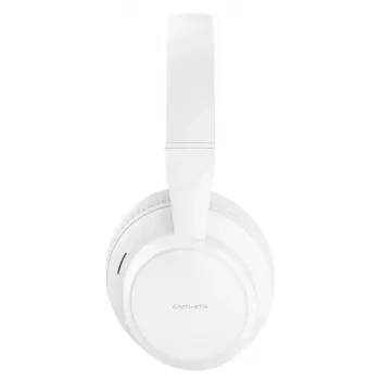 Headset 4smarts SkyBuds Wave — káblový & bezdrôtový, Bluetooth, USB-C, okolo uší, hlavový most, 20–20000 Hz, 0,3 m kábel, biela