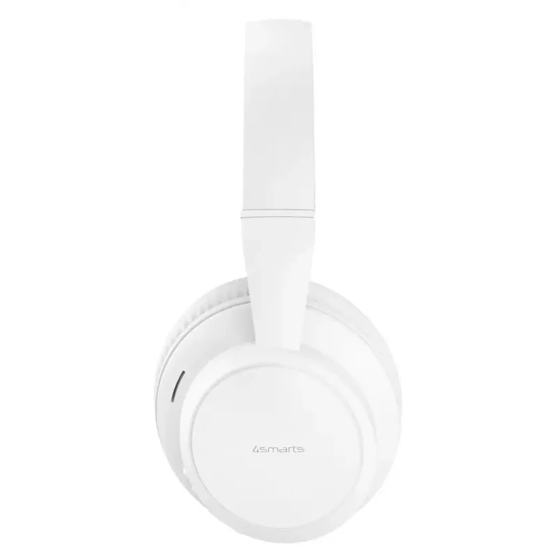 Headset 4smarts SkyBuds Wave — káblový & bezdrôtový, Bluetooth, USB-C, okolo uší, hlavový most, 20–20000 Hz, 0,3 m kábel, biela