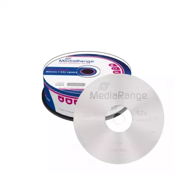 CD-R MediaRange MR201 700 MB 52x 25 ks