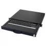 Klávesnica AIXCASE AIX-19K1UKDETP-B USB PS/2 QWERTZ nemecká čierna
