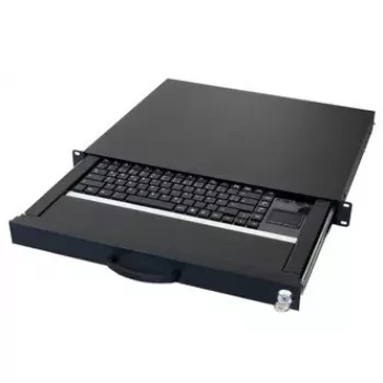 Klávesnica AIXCASE AIX-19K1UKUSTP-B USB QWERTY US-anglická čierna