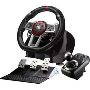 Racing Wheel ready2gaming Multi System Racing Wheel Pro R2GRACINGWHEELPRO pre Switch PS4 PS3 PC – Force Feedback, volant, pedále v balení