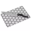 Resto Kitchenware 95402 Obdĺžniková plastová krájacia doska sivá biela