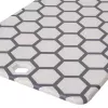 Resto Kitchenware 95402 Obdĺžniková plastová krájacia doska sivá biela