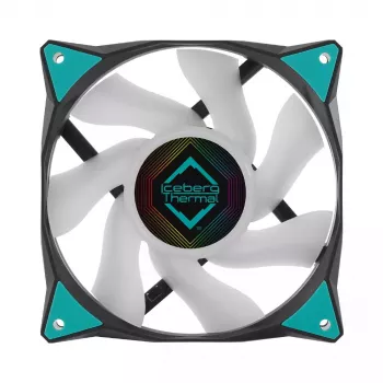 Ventilátor Iceberg Thermal IceGALE ARGB 12 cm čierny