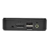 KVM prepínač 2-portový DisplayPort Tripp Lite B004-DP2UA2-K, 4K@60Hz, USB klávesnica/myš, audio, kábel
