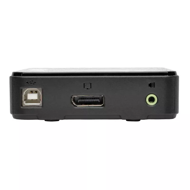 KVM prepínač 2-portový DisplayPort Tripp Lite B004-DP2UA2-K, 4K@60Hz, USB klávesnica/myš, audio, kábel